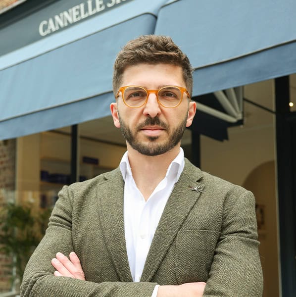 Dr Mattia Parducci, Lead Aesthetic Doctor at Cannelle Skin Clinic in Summertown, welcoming patients from across Oxfordshire, Oxford