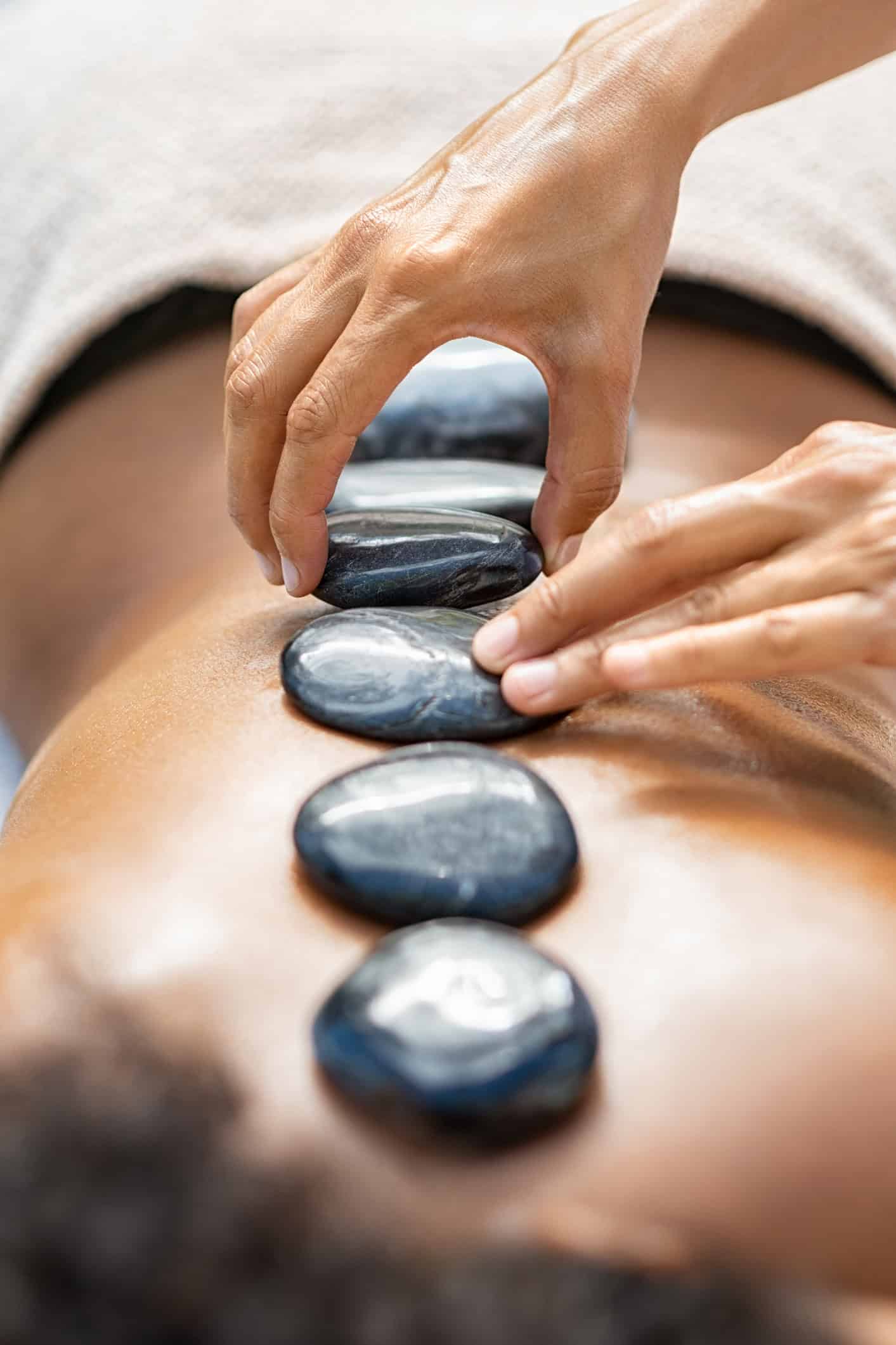 Hot stones massage